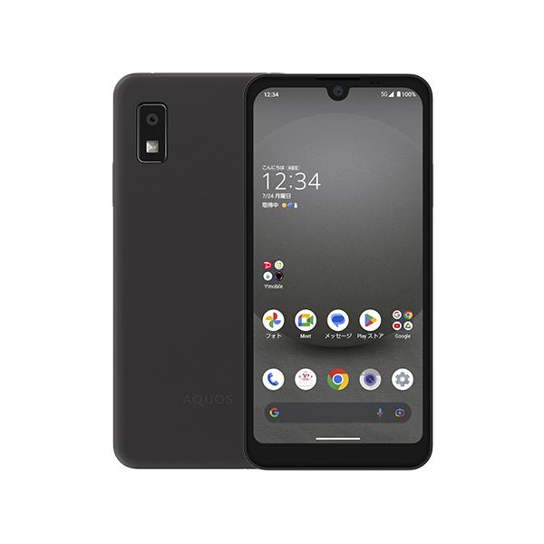 AQUOS wish3 ブラック A302SH SIMフリー Y!mobile 白ロム スマートフォン  新品。未使用