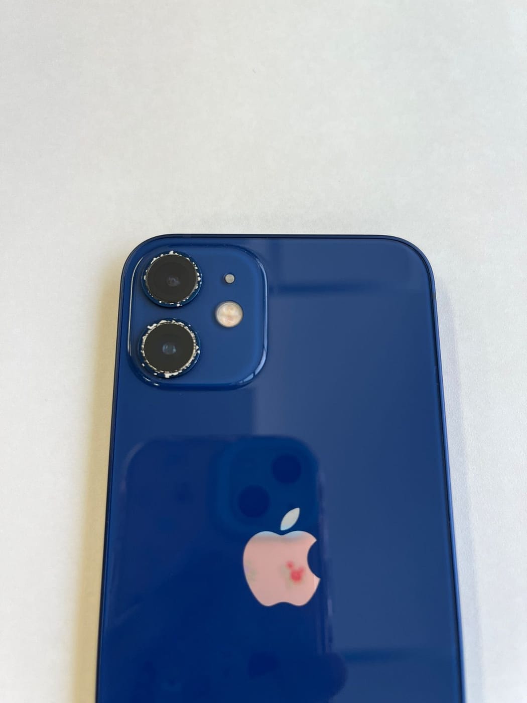 美品 iPhone 12 mini 128GB ブルー バッテリー100% MGDP3J/A - 6376 8