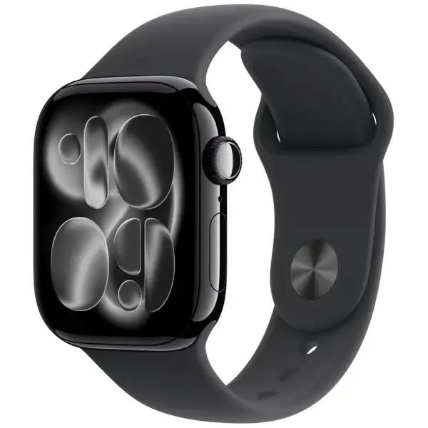 Apple Watch Series 11（GPS + Cellularモデル）- 42mmジェットブラックアルミニウムケースとブラックスポーツバンド - S/M　MF834J/A 2