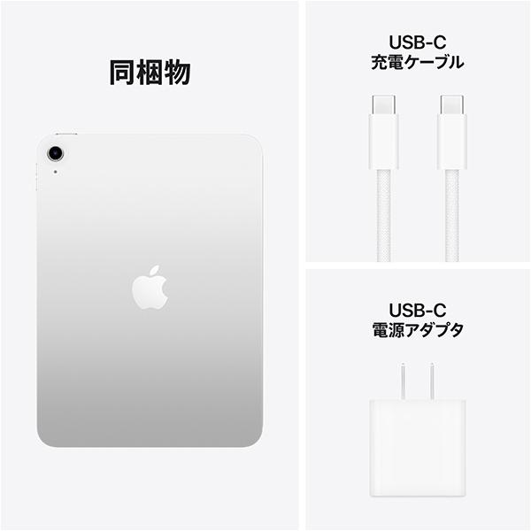 Apple  iPad（A16/2025） 128GB シルバー Wi-Fi MD3Y4J/A 4