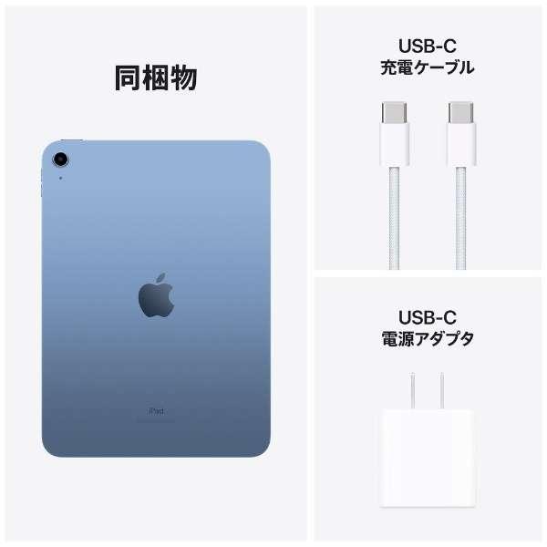 新品iPad 10.9インチ 第10世代 Wi-Fi 64GB 2022年秋モデル MPQ13J/A ブルー 7