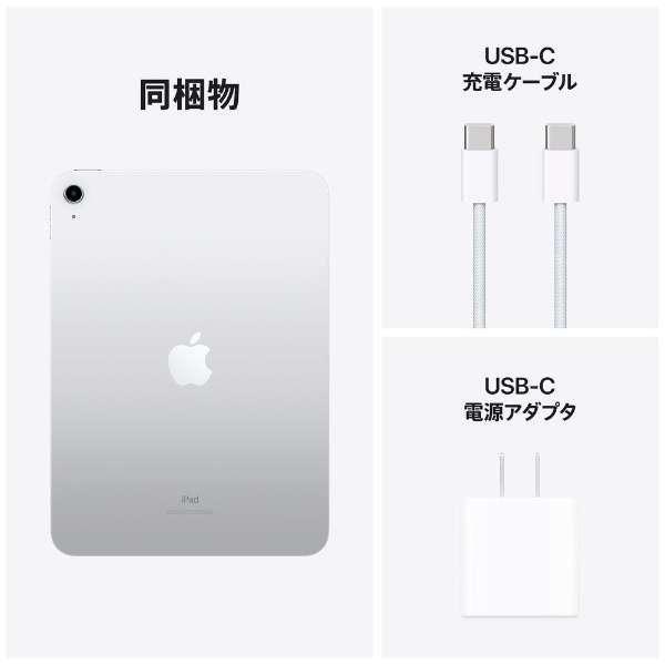 新品iPad 10.9インチ 第10世代 Wi-Fi 64GB 2022年秋モデル MPQ03J/A シルバー 7