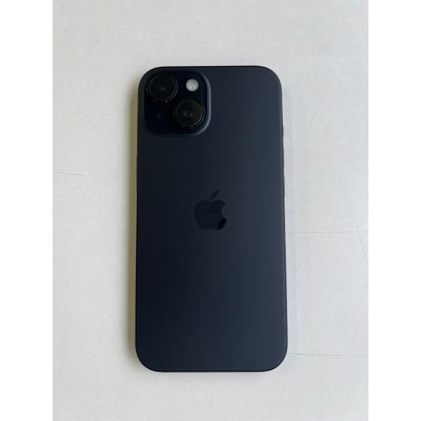美品 iPhone 15 256GB ミッドナイト バッテリー87% MTMN3J/A -9536