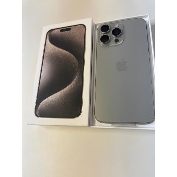 [訳あり]iPhone15 ProMax 256GB ナチュラルチタニウム SIMフリー MU6R3J/A 新品。未使用。開封済 3