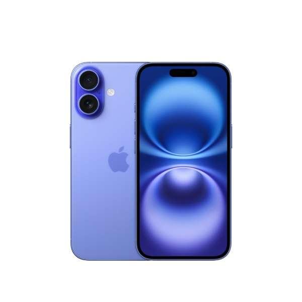 新品。未開封　iPhone 16 A18 6.1型 ストレージ：128GB デュアルSIM（nano-SIMとeSIM）MYDU3J/A ウルトラマリン