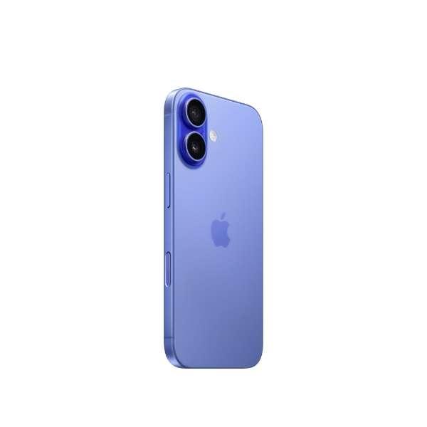 新品。未開封　iPhone 16 A18 6.1型 ストレージ：128GB デュアルSIM（nano-SIMとeSIM）MYDU3J/A ウルトラマリン 2