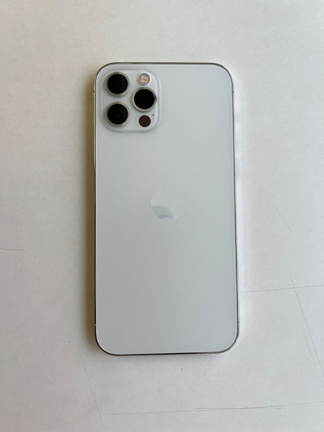 美品 iPhone 12 Pro 128GB シルバー バッテリー76% MGM63J/A - 7032